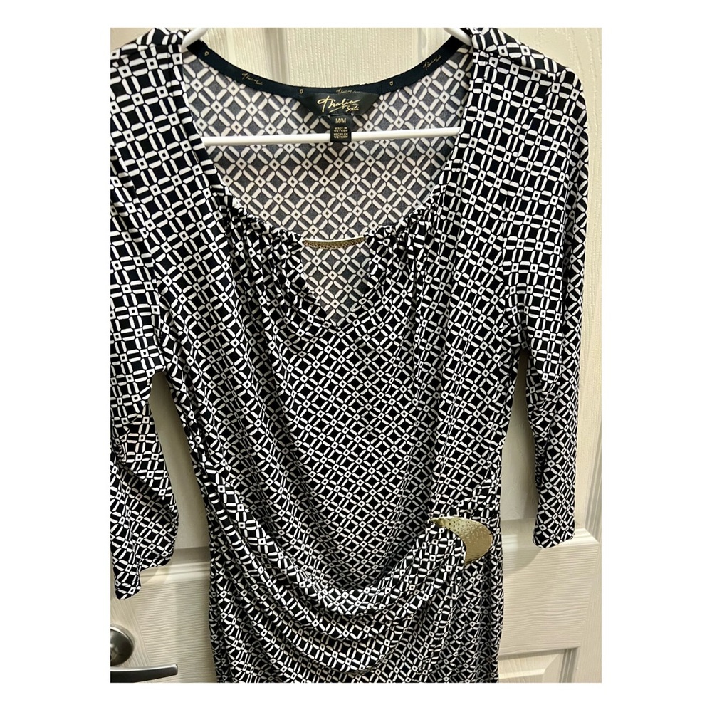 Medium Dress Black and white design